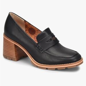 NWT KORKS Modeste Heeled Penny Loafers Old Money Preppy 9.5